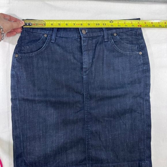 Citizens of Humanity Women sz 30 Hutton Stretch Denim High Waist Pencil Skirt - Picture 5 of 11